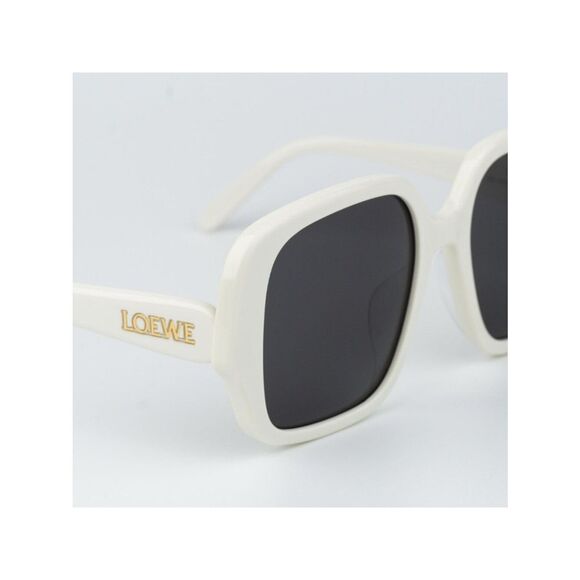 Loewe Women Sunglasses Ivory Smoke Square LW40134U 25A NEW AUTHENTIC main image 7